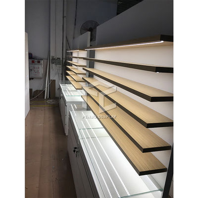 MDF Eyeglasses Optical Shop Display Cabinets ODM Marble Top Powder Coated