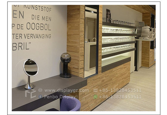 EPE Foam Eyewear Optical Shop Display Cabinets 16mm MDF Free Standing Rack